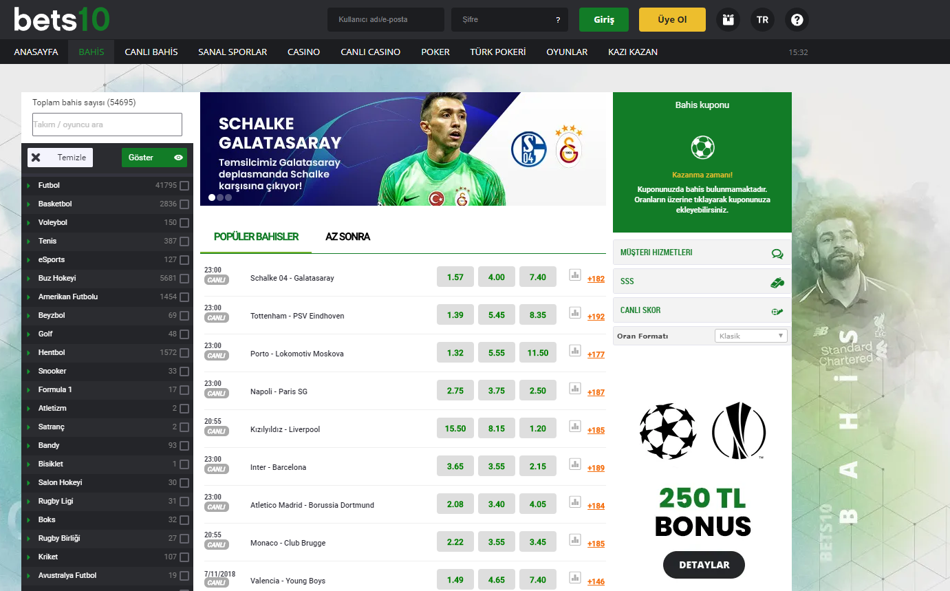 Yeni Bets10 Mobil ve Güncel Arayüz